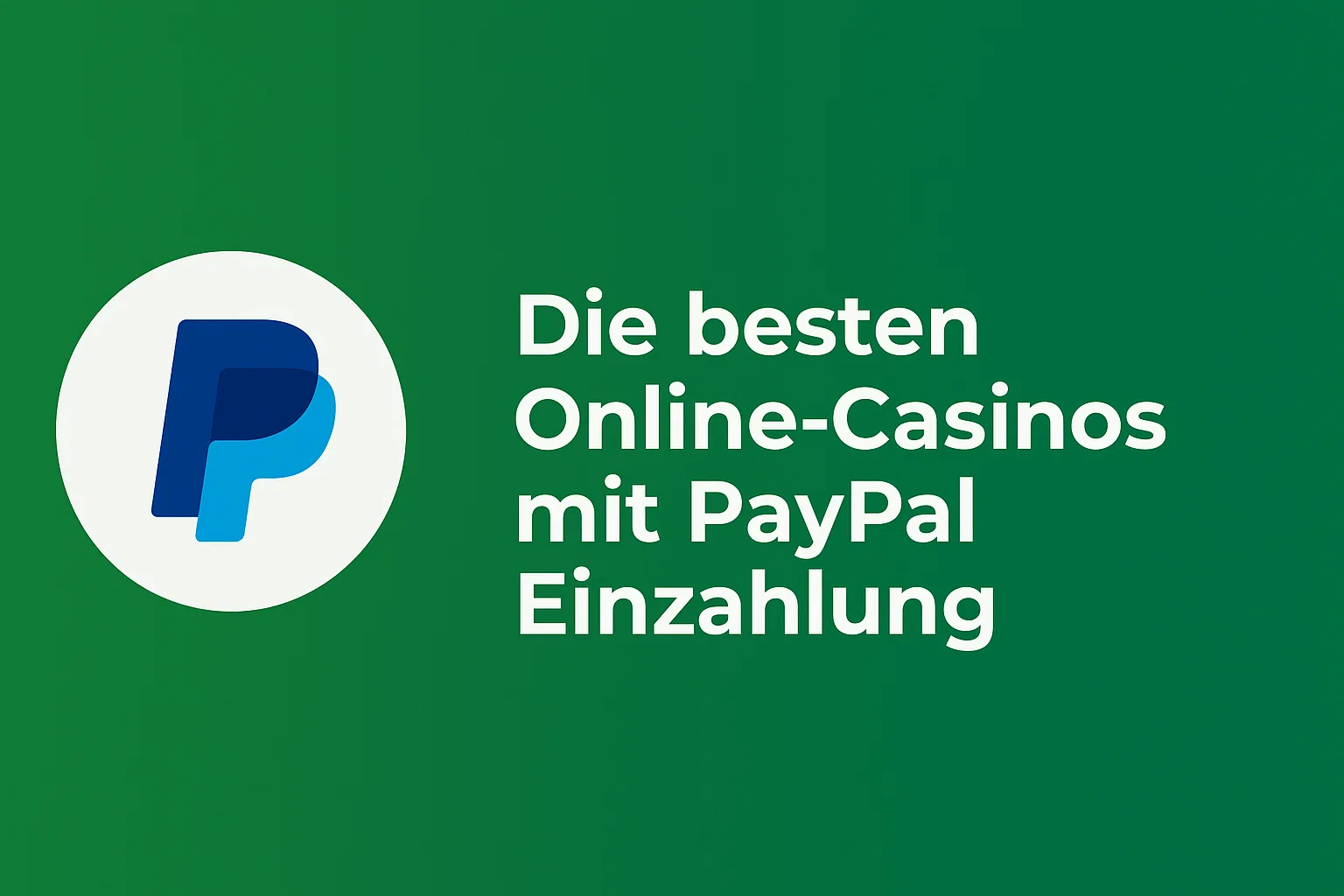 Die besten Online-Casinos mit PayPal Einzahlung